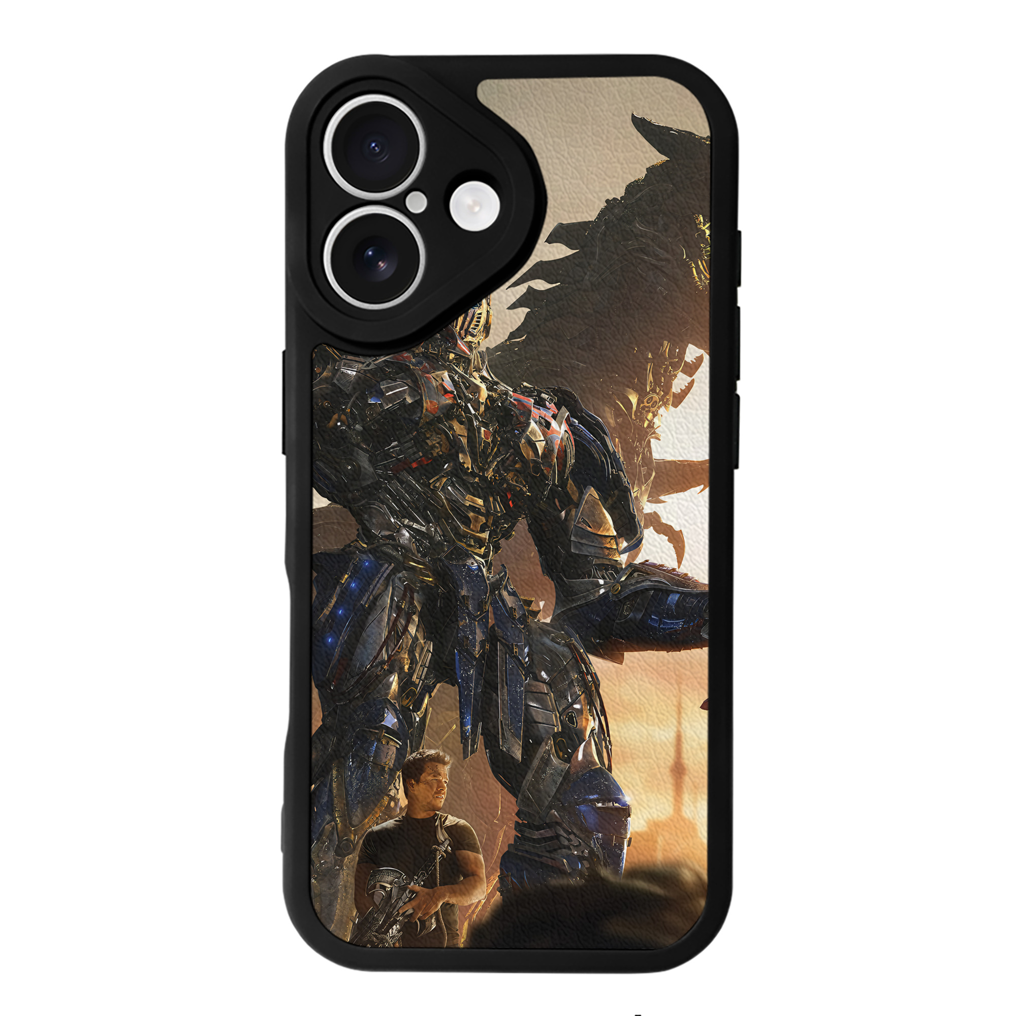 （画像用） Transformers トランスフォーマー 【iPhone 16シリーズ対応】シリコンスマホケース（レザー調） 材質：シリコン
